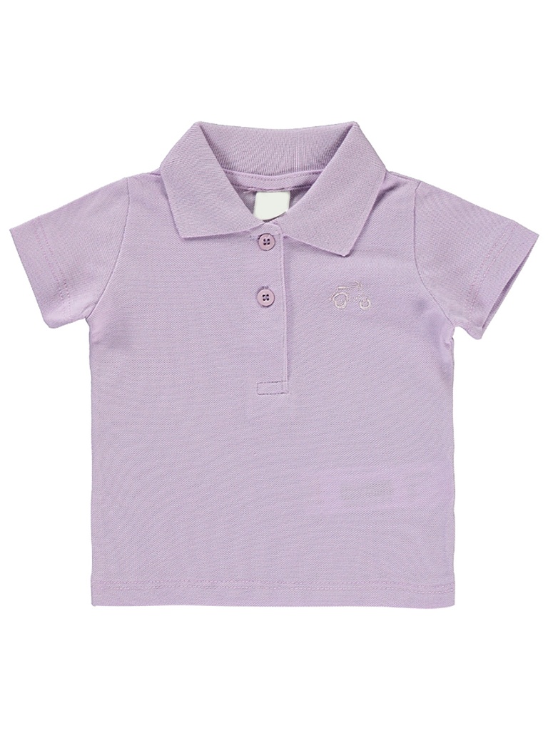 Unisex Purple Polo T-shirt