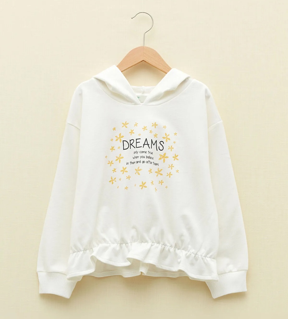 Dreams White Hoodie