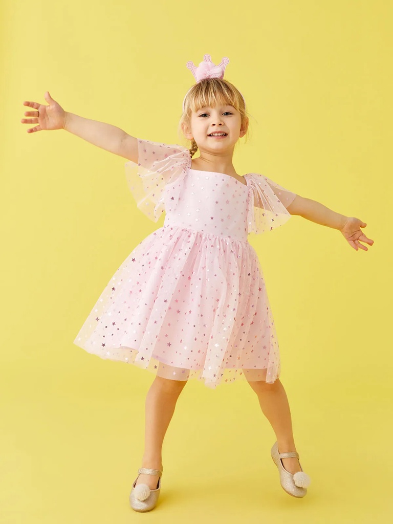 Pink Stars Dress