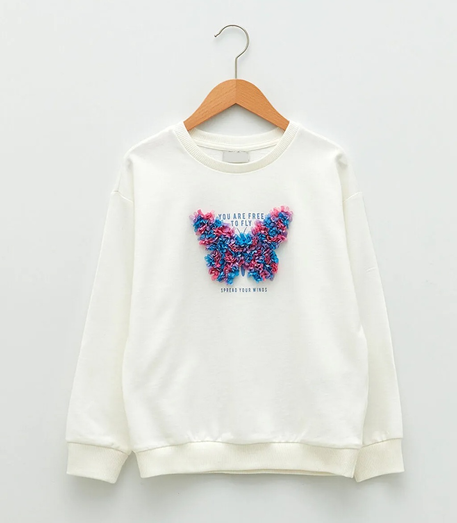 Butterfly Thick Cotton Sweatshirt