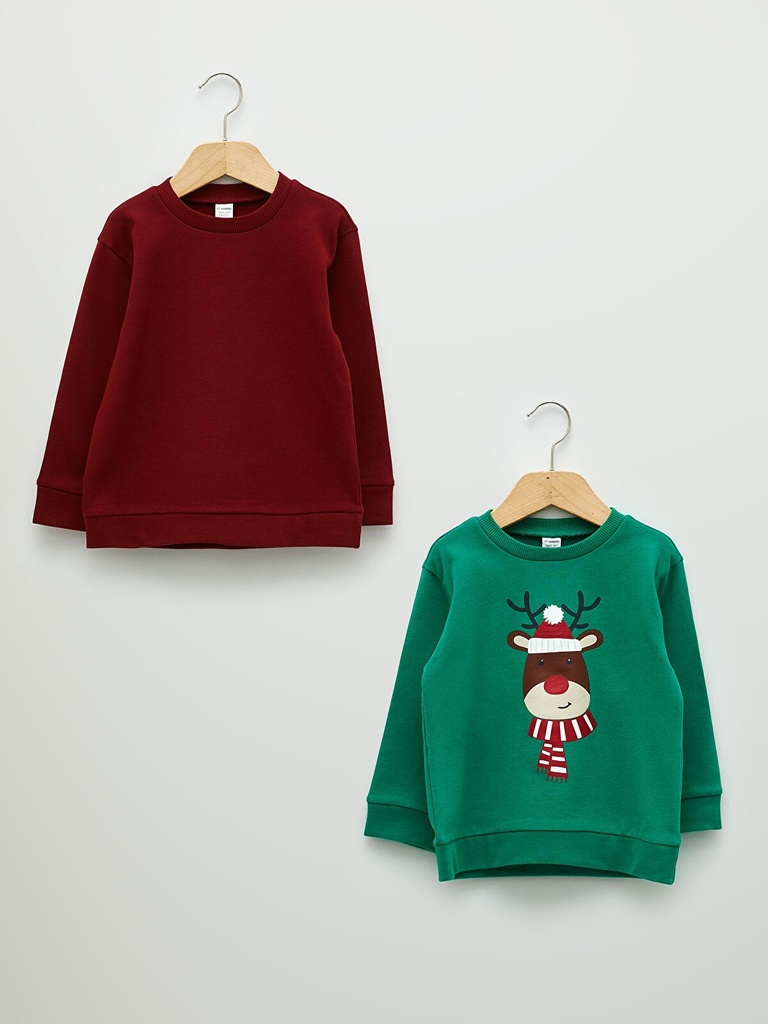 Deer Set of 2 Sweatshirts