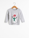 Grey Knitwear Sweater