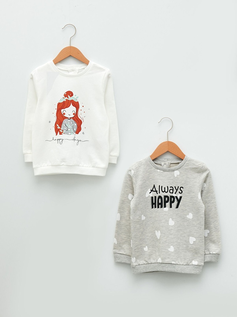 Always Happy Set of 2 Sweatshirts