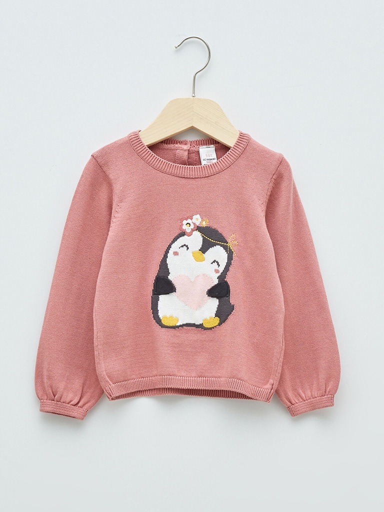 Penguin Pink Sweater