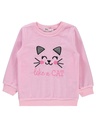 Cat fleece sweatshirt
