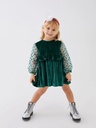 Green Velvet Dress