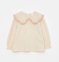 Beige Long Sleeve Top