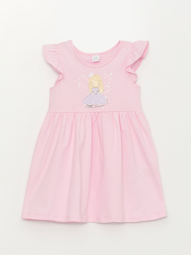 Princess Pink Cotton Dress (18-24 months)