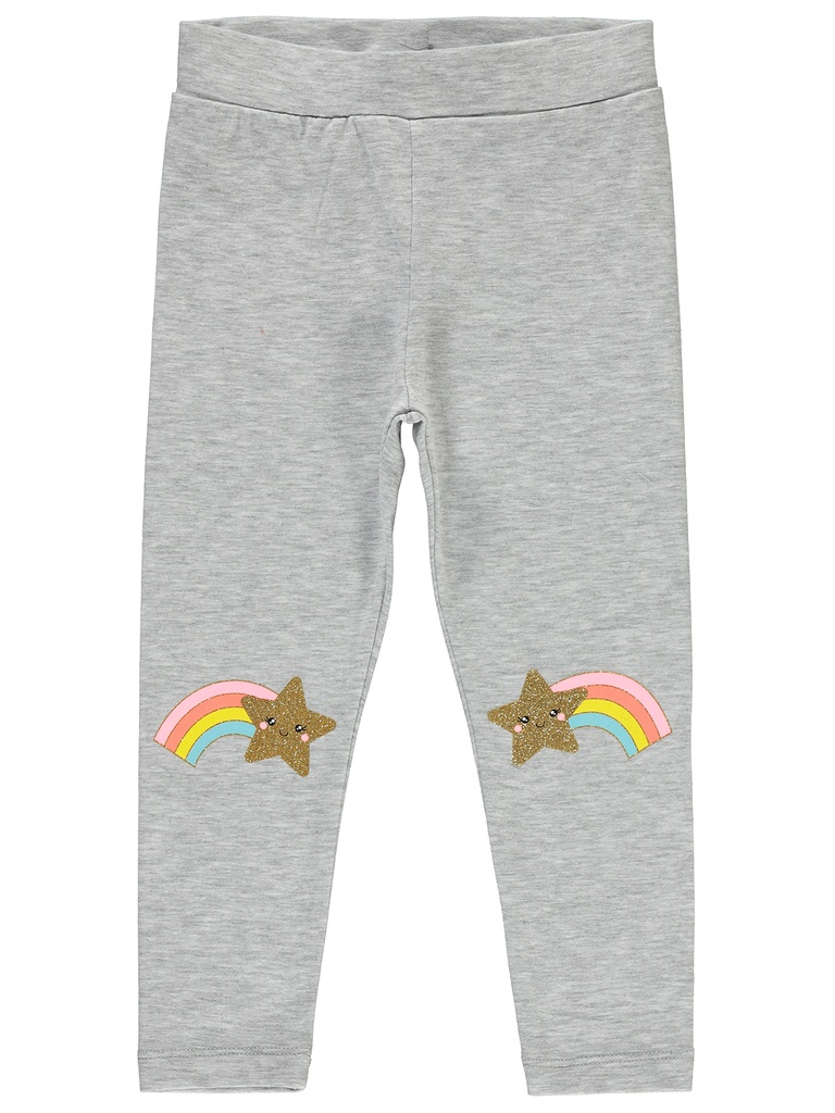 Star Rainbow legging- Grey