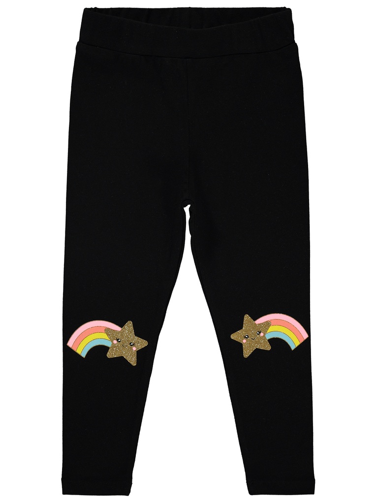 Star Rainbow legging- Black