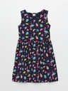 Navy Blue Summer Cotton Dress