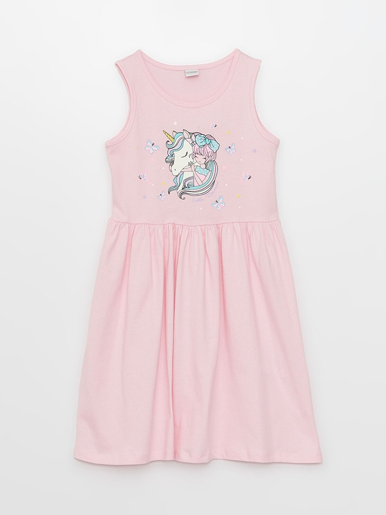 Unicorn Pink Cotton Dress