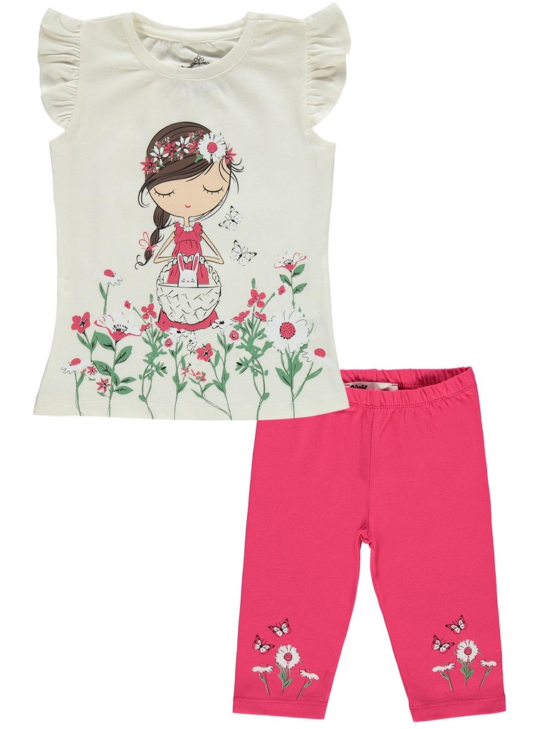 Girl Set of 2 (available in 3 colors) (2-3 years, White)