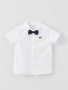 White Shirt & Bow tie - Short Sleeve