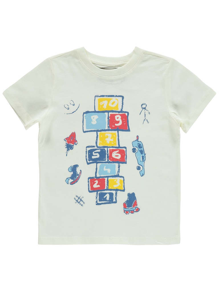 Hopscotch White T-shirt