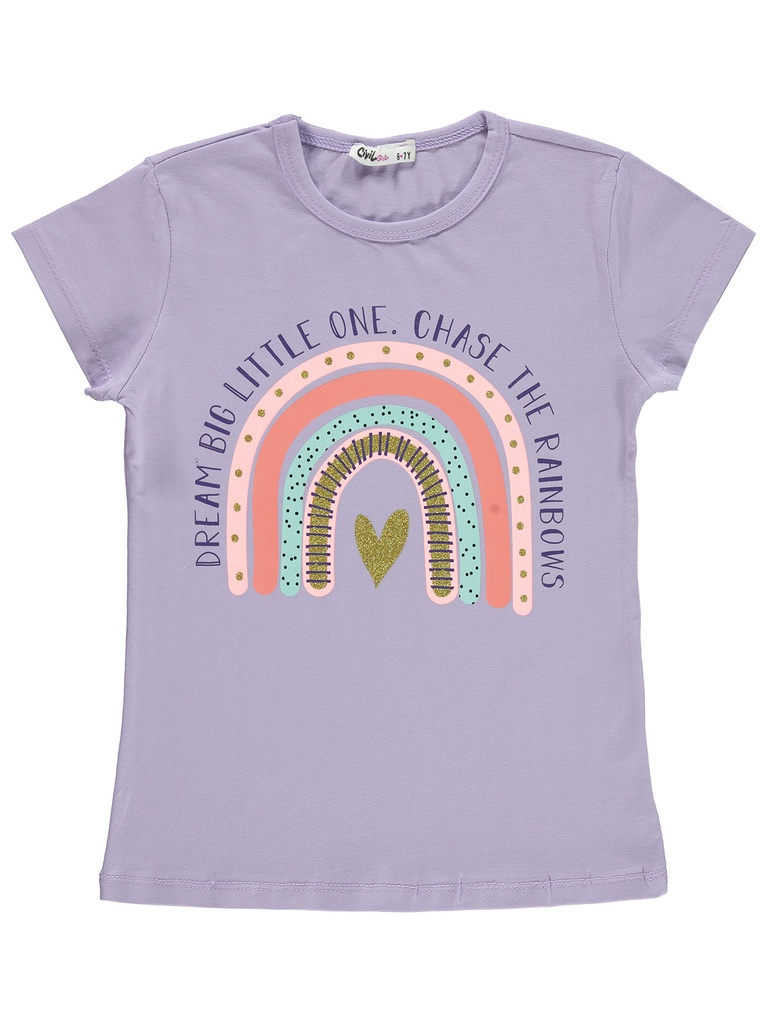 Rainbow T-shirt (6 to 9 years)