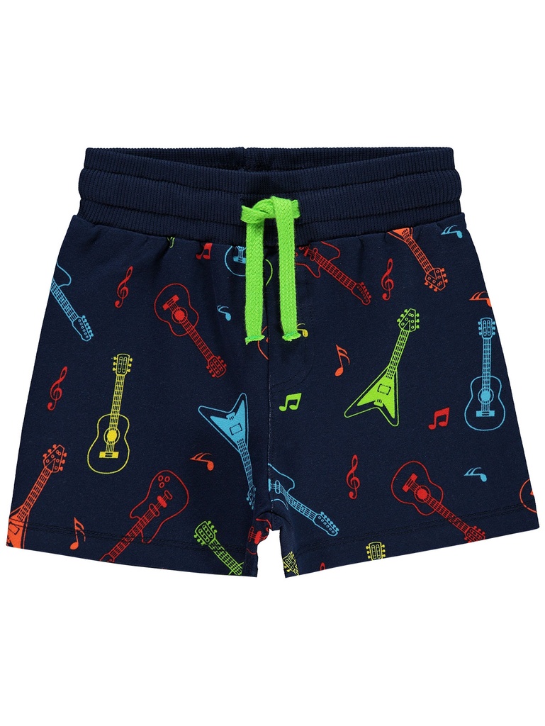 Guitar Navy Blue Short