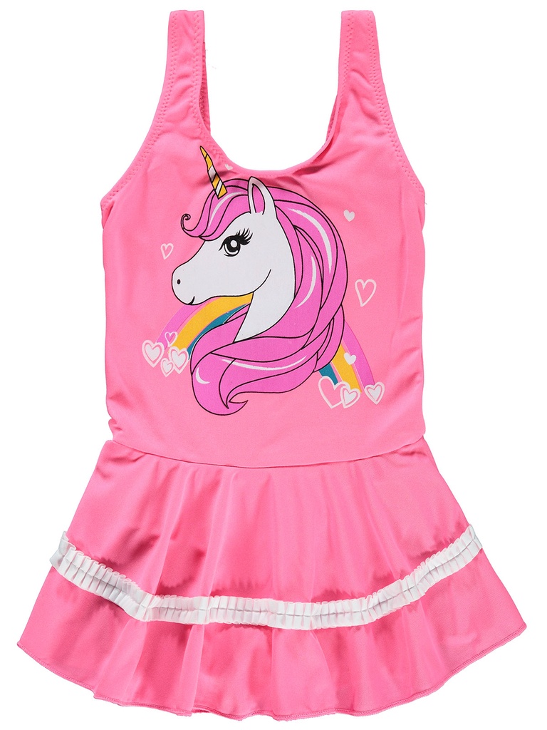 Unicorn Pink Swimsuit (1-2 years)