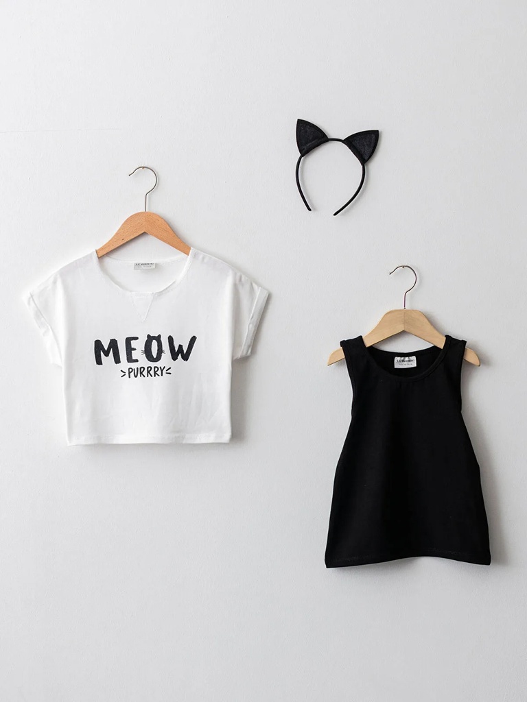 Meaw Top & Headband