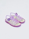 Purple Glittery Girl Sandals