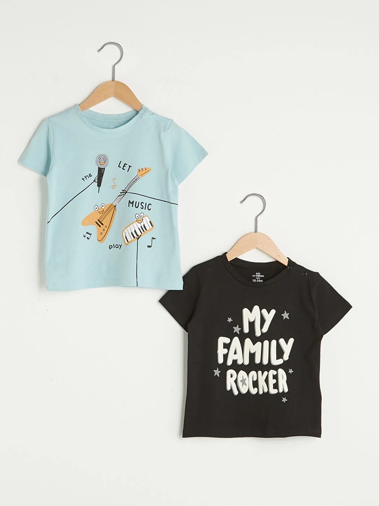 My Family Rocker 10 Pack of 2 T-shirts (2-3 years)