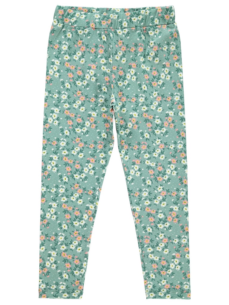 Floral Green Legging ( 6-9 years) (6-7 years)