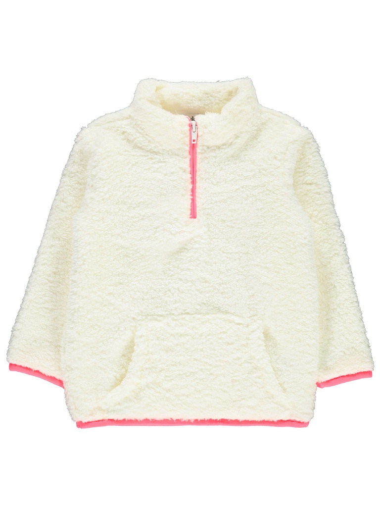 Fuzzy Fluffy White Hoodie