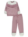 Mauve Fleece inside Tracksuit (6- 9 years)