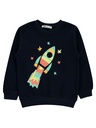Navy Blue Rocket Sweatshirt