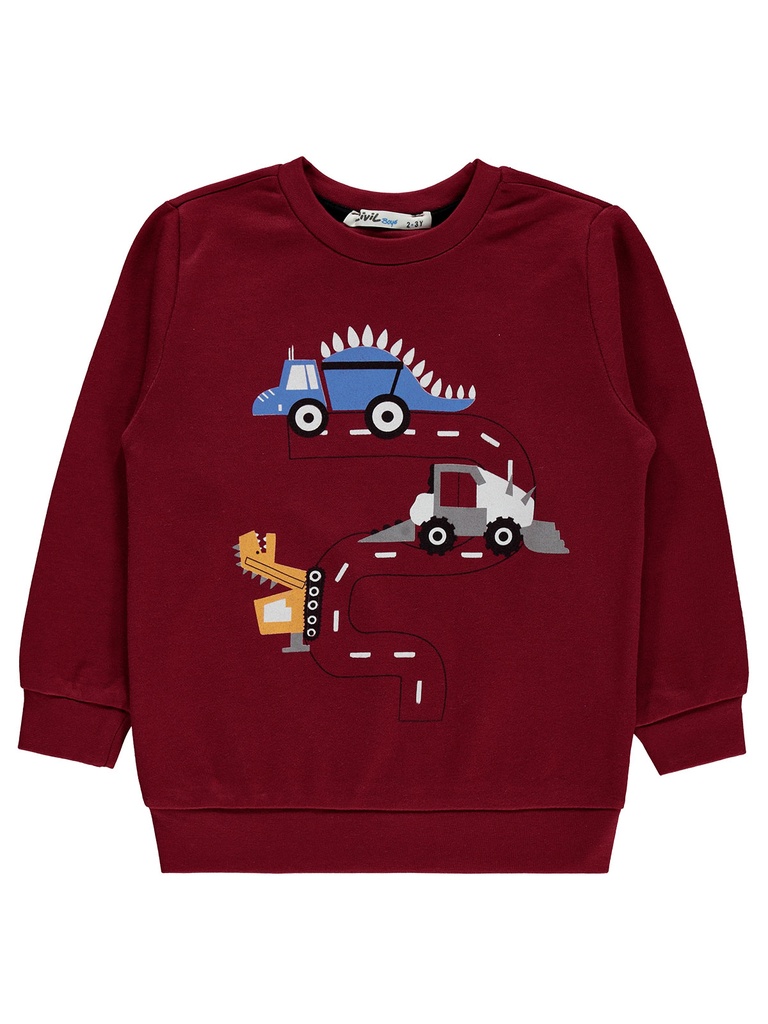 Burgundy Cars Sweatshirt
