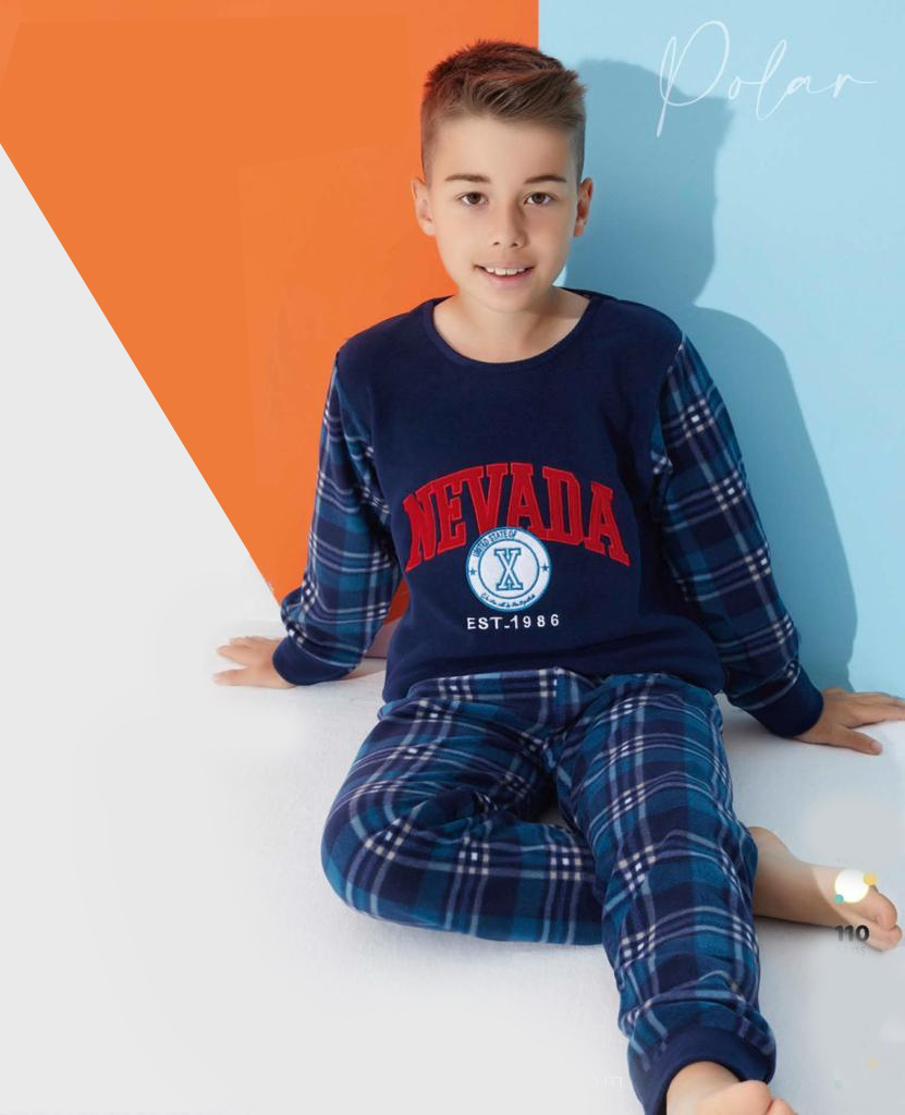NEVEDA Fleece Boy Pajama (7-11 years)
