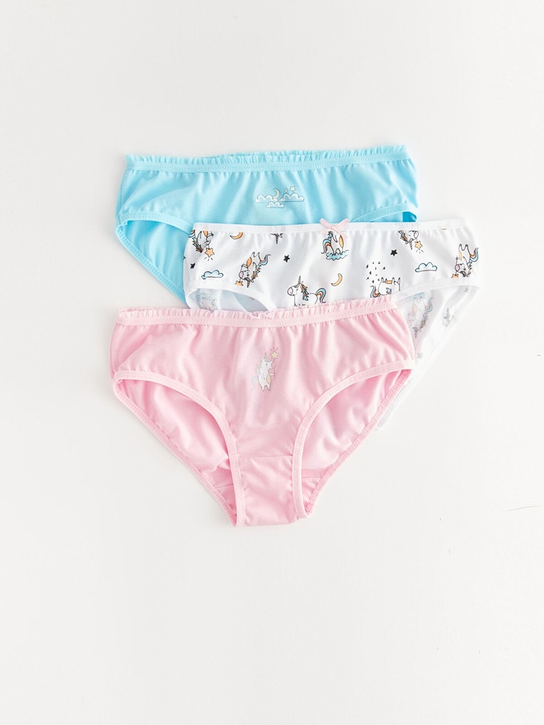 3-Pack Unicorn Cotton Undies