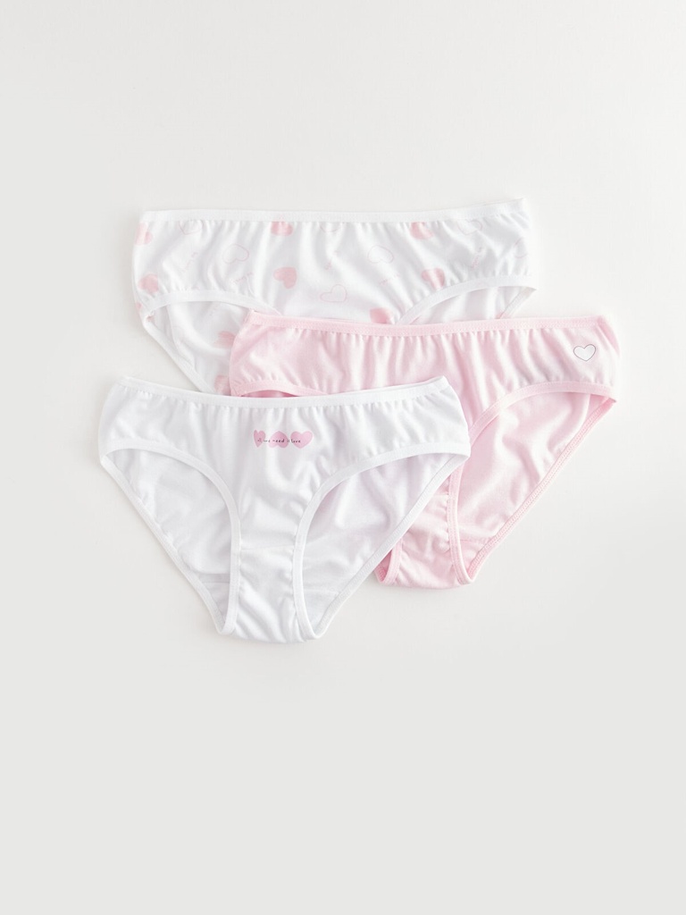 3-Pack hearts Cotton Undies