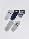 5-Pack Boy Stripped Booties Socks