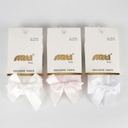 3-Pack of Patterned Tights (Off-white- Pink- White)