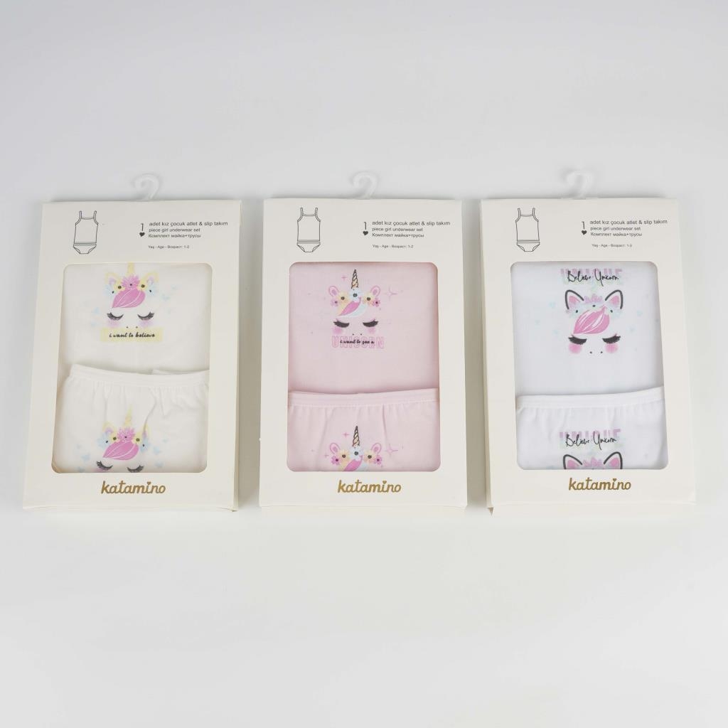 1 Pack- Unicorn Underwear Set (Top & Bottom)- Select Color
