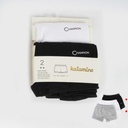Pack of 2 Boxers- Black & White Colors