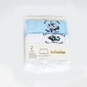 Pack of 2 Boxers- White & Blue Colors