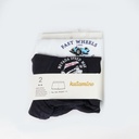 Pack of 2 Boxers- White & Navy Blue Colors