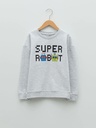 Grey Long Sleeve Top