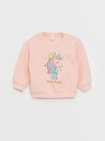 Unicorn Pink Fleeced Sweatshirt