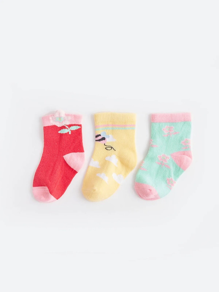 Pack of 3 colored Socks