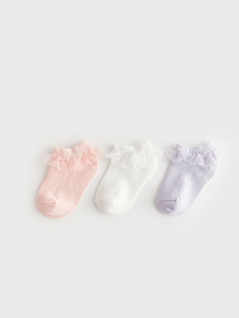 Pack of 3 pairs of short socks