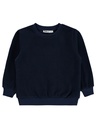 Navy Blue Fleece Sweatshirt