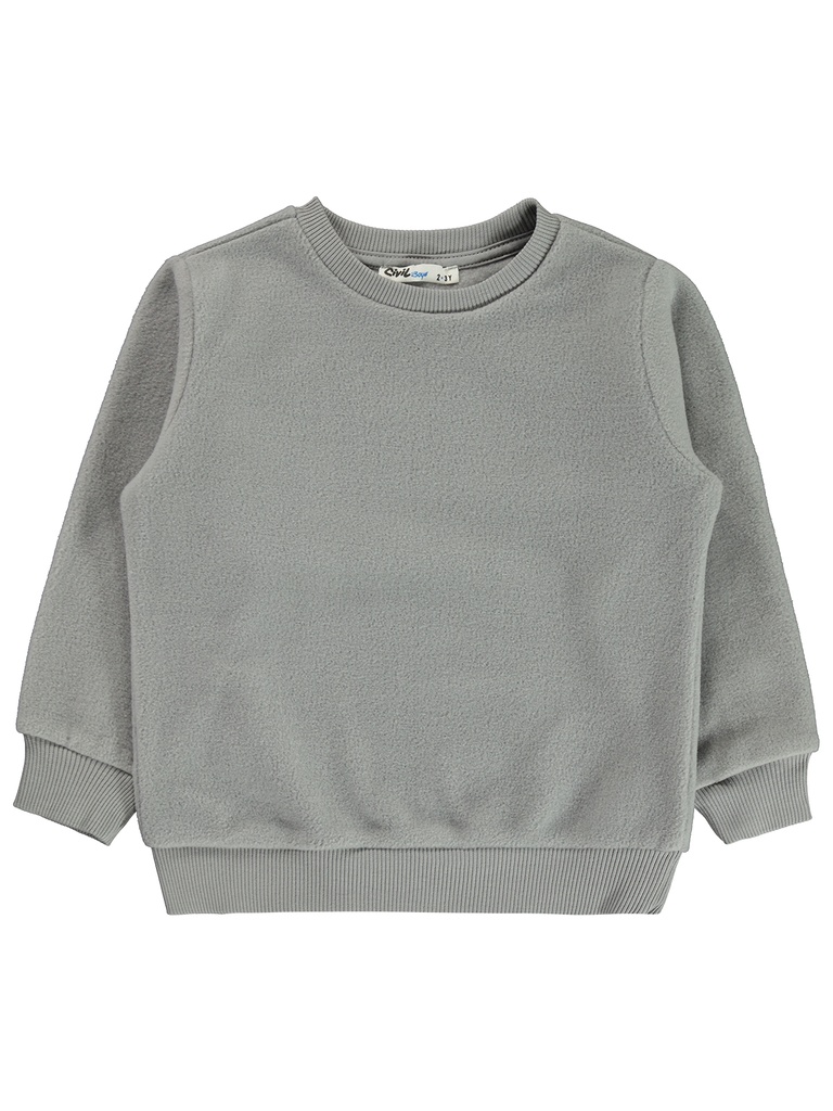 Grey Fleece Sweatshirt