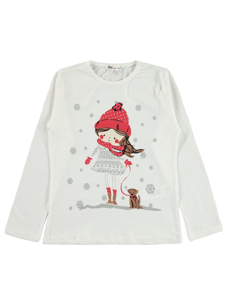 White Long Sleeve Top (8-9 years)