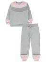 Grey Fleece inside Tracksuit (6- 9 years)