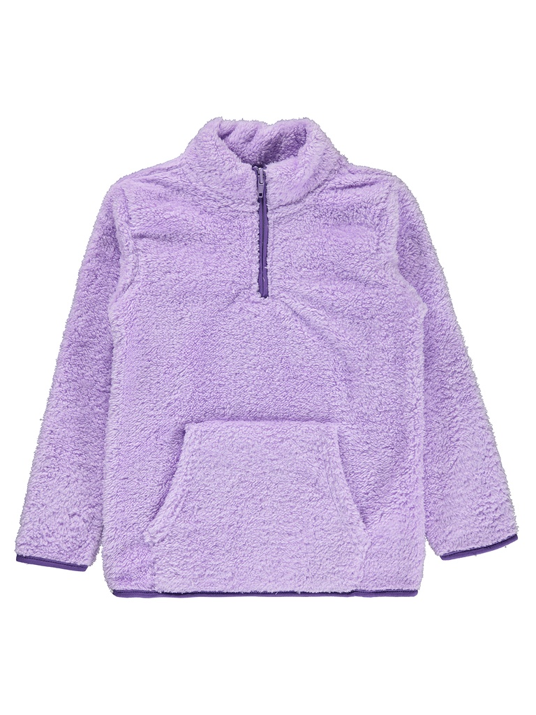Fuzzy Fluffy Pruple sweatshirt (6-10 years)
