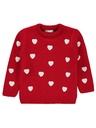 Red knitwear Sweater