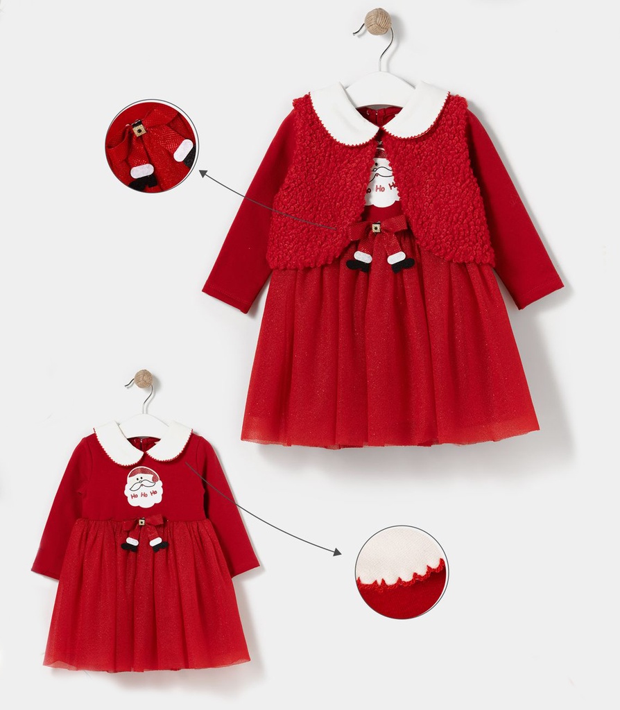 Ho Ho Santa Dress (9 months)